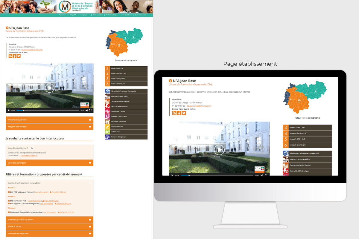 Cartographie de l'alternance - Fiche établissement