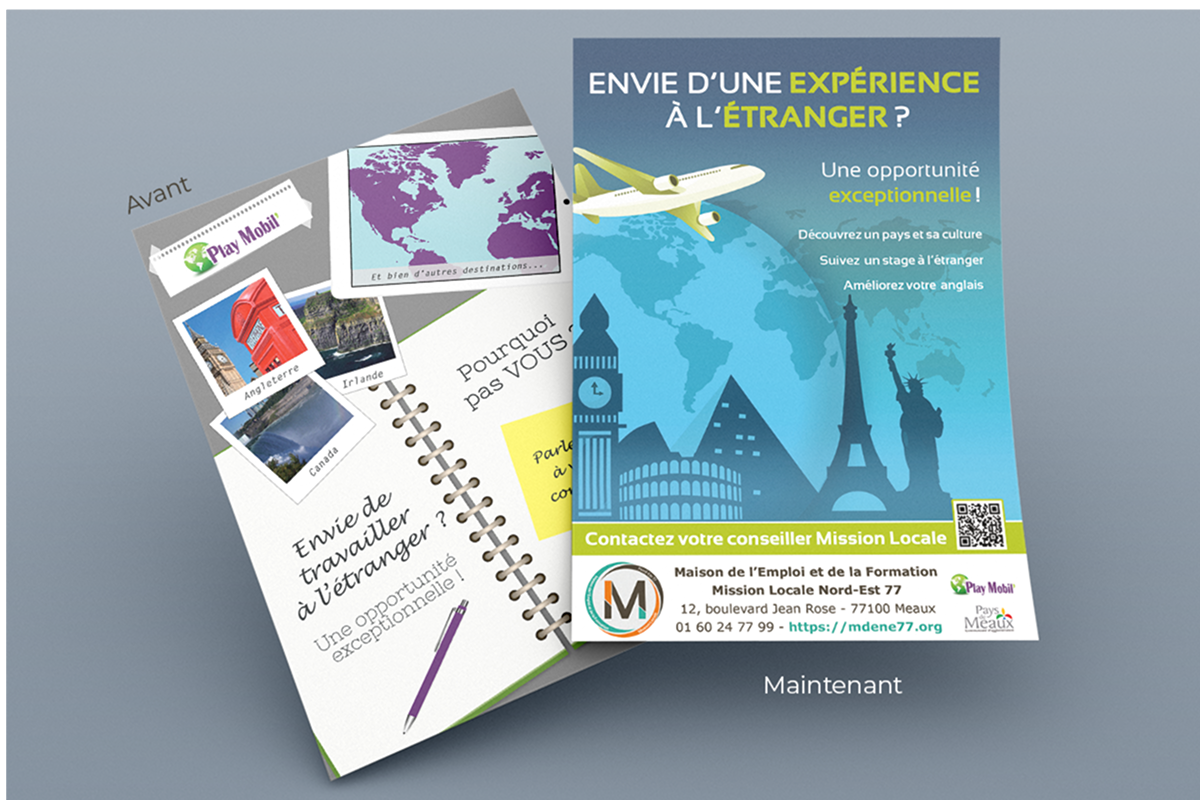 MDENE77 - Mobilité internationale affiches