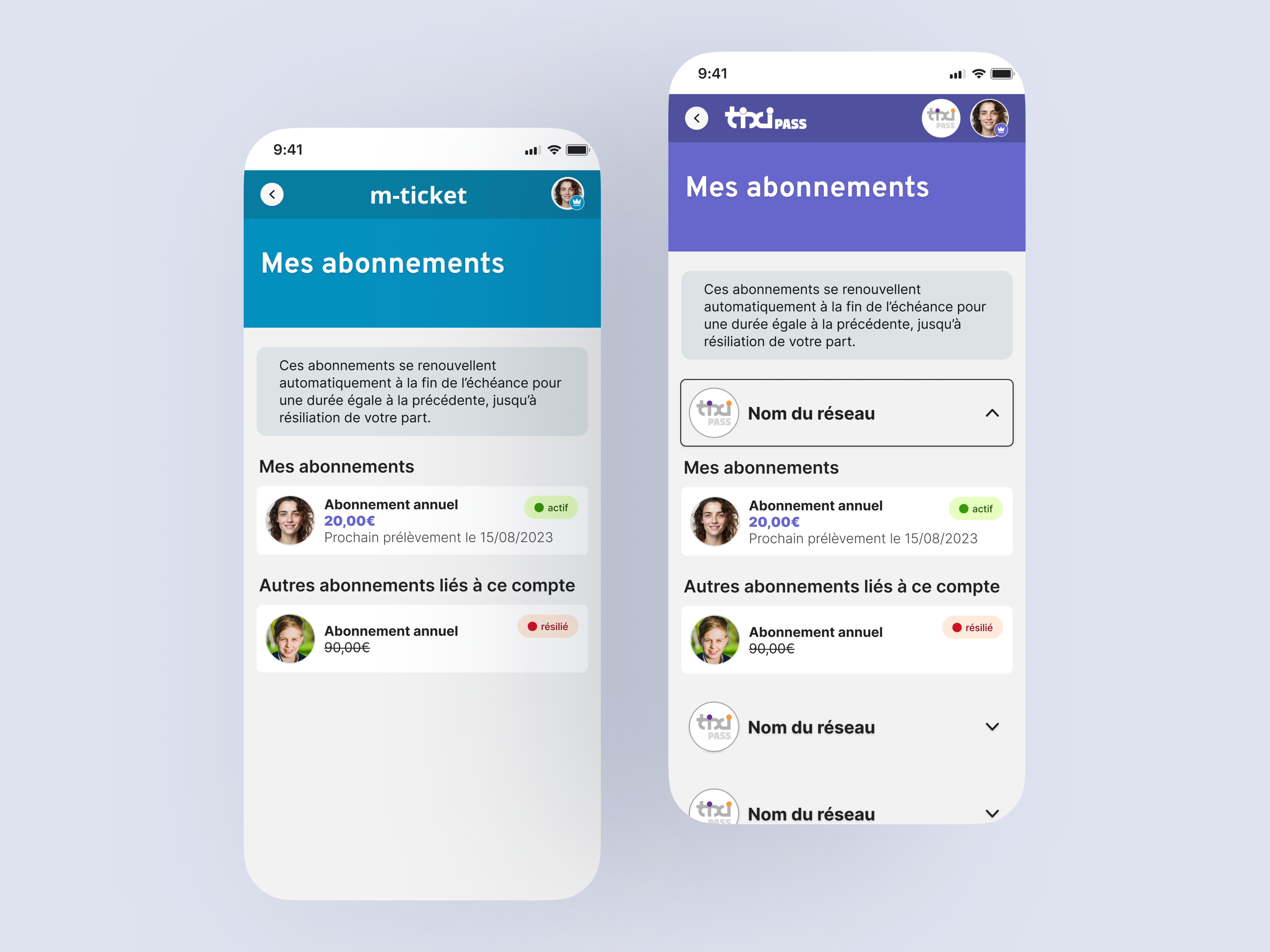 tixiPASS - Abonnements